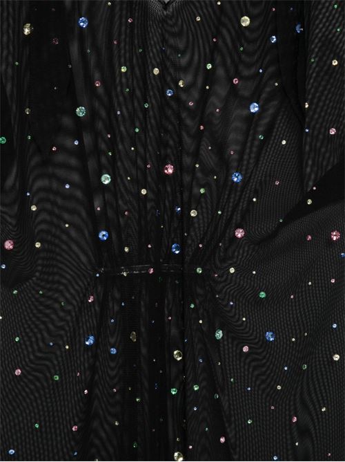 Blusa donna Pin-Up Stars nera con strass PIN-UP Stars | PG151TO034